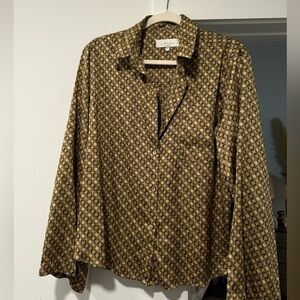 L’Academie Button Up Top